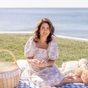 Joe Fresh Dresses | Jillian Harris X Joe Fresh Floral Dress | Color: Blue/Pink